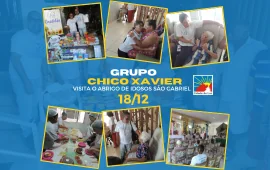 Grupo Chico Xavier em visita ao Abrigo São Gabriel