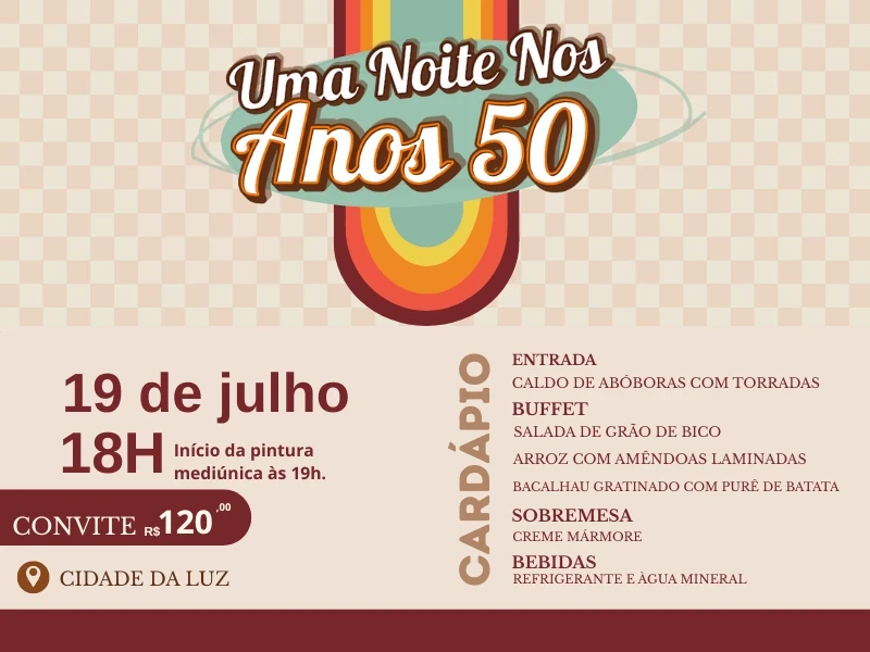 Jantar: Uma noite nos anos 50