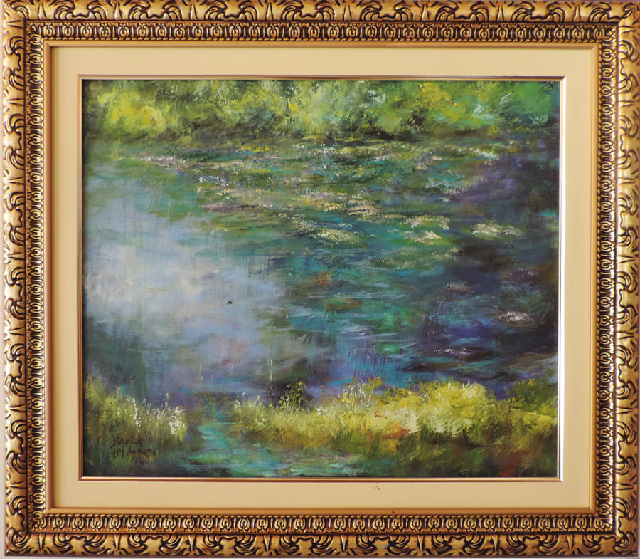Claude Monet - Lago das flores - CM028-17