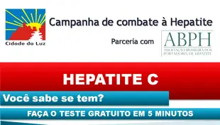 Cidade da Luz e ABPH realizam teste gratuito de Hepatite C