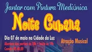 Jantar com Pintura Mediúnica - Noite Cubana