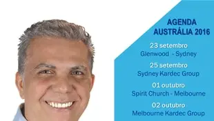 Agenda José Medrado - Austrália 2016
