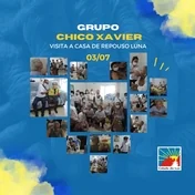 Iniciando o mês com muita solidariedade e amor, o Grupo Chico Xavier visitou a Casa de Repouso Luna, na segunda-feira 03/07