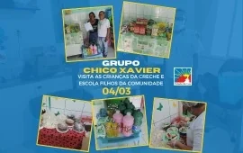 Na segunda-feira, 04/03, a Caravana Chico Xavier realizou mais uma ação de solidariedade e acolhimento.