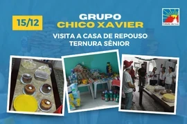 Caravana Chico Xavier visita a Casa de repouso Ternura Recanto Sênior - 15.12.2025