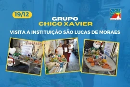 Caravana Chico Xavier visita a Instituição São Lucas de Moraes - 19.12.2025