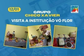Caravana Chico Xavier visita a instituição Vó Flor - 12.01.2026