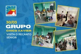 Caravana Chico Xavier visita o Recanto Sênior - 31.03.2026