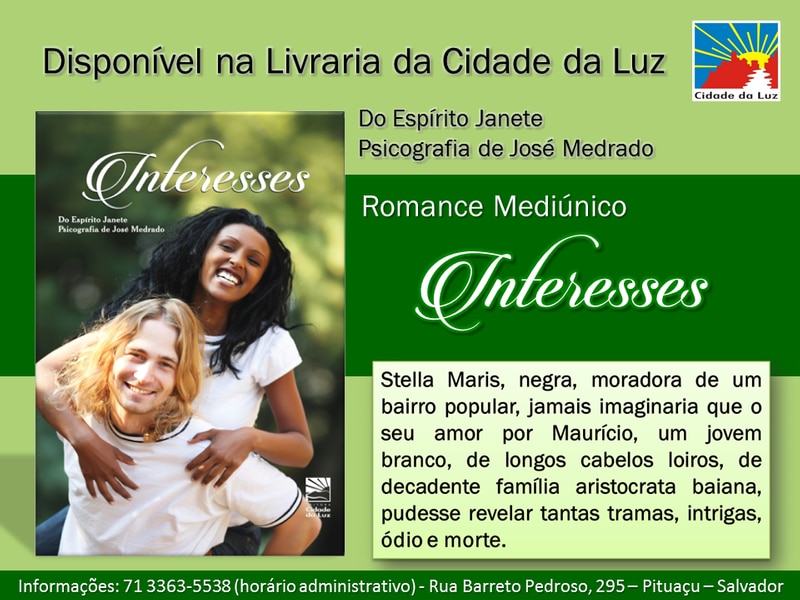 Interesses Romance Mediúnico - Espírito Janete por José Medrado