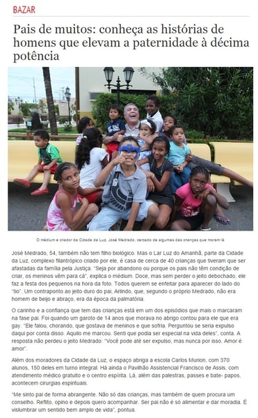 Jornal Correio da Bahia faz matéria com Medrado sobre o Dia dos Pais
