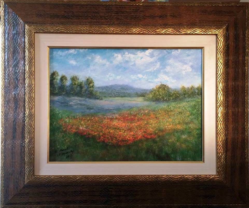 Obra de Monet recebida em 10.01.2015 pelo médium José Medrado