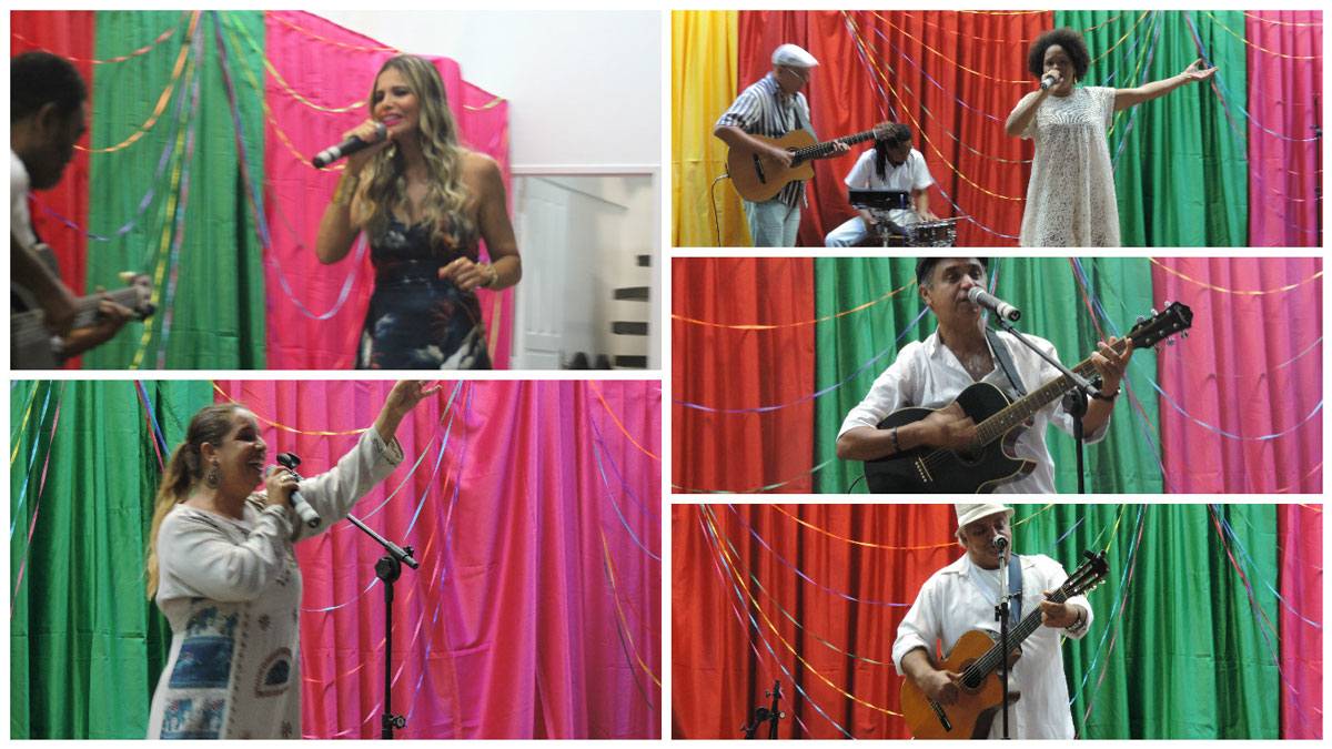 Ícones do Axé Music se apresentaram em jantar-show beneficente na Cidade da Luz