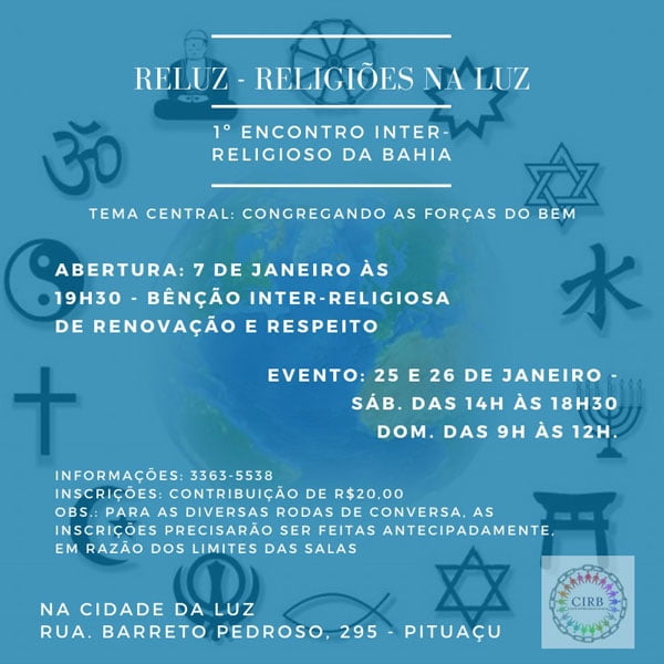 1º Encontro Inter - Religioso da Bahia ( Congregando as Forças do Bem)